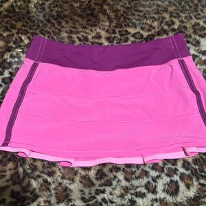 Lululemon Athletica Pink and Purple Skirt